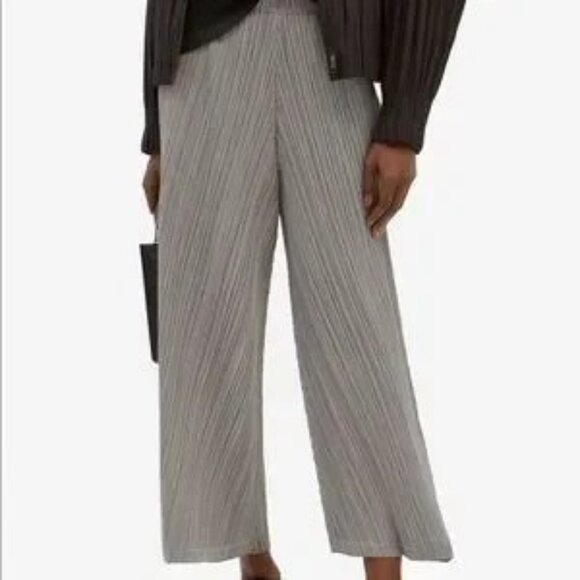 New PLEATS PLEASE ISSEY MIYAKE Technical-pleated wide-leg trousers size 3 - Picture 4 of 6